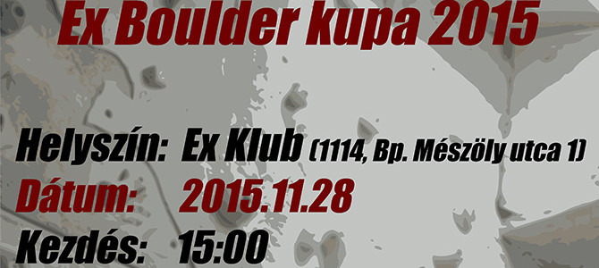 EX Boulder Kupa 2015