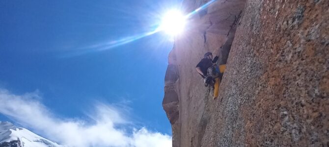 Egy mászótrió a Mont Blanc csoportban